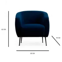 Fotoliu Trendy Eses Black Blue photo 5