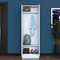 Dulap pentru antreu Trendy Sala Stand P6 - M14 PAL melaminat / White photo 7