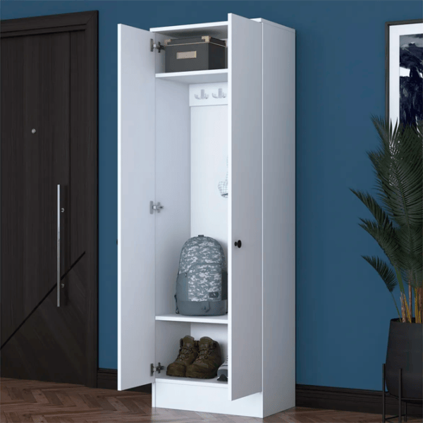 Dulap pentru antreu Trendy Sala Stand P6 - M14 PAL melaminat / White photo 9
