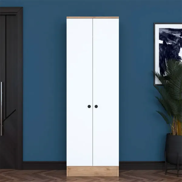Шкаф для прихожей Trendy Sala Stand P6 - M14 ДСП меламин / White photo 6