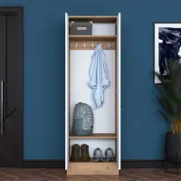 Dulap pentru antreu Trendy Sala Stand P6 - M14 PAL melaminat / White photo 9