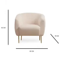 Fotoliu Trendy Eses Gold Beige photo 5