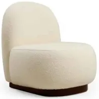 Fotoliu Trendy Tina Bouclet Brown White photo 5