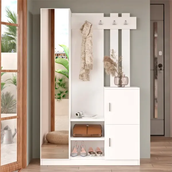 Dulap pentru antreu Trendy Sala Stand DD7 PAL / White photo 3