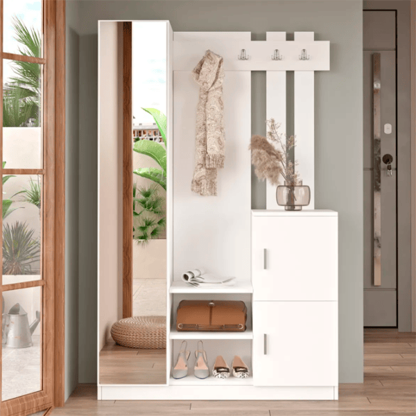 Dulap pentru antreu Trendy Sala Stand DD7 PAL / White photo 3
