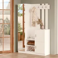 Dulap pentru antreu Trendy Sala Stand DD7 PAL / White photo 5