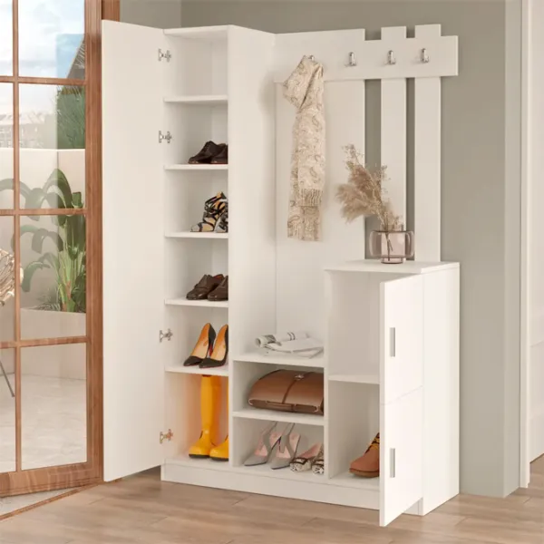 Dulap pentru antreu Trendy Sala Stand DD7 PAL / White photo 6