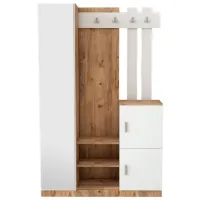 Dulap pentru antreu Trendy Sala Stand DD7 PAL / White