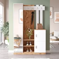 Dulap pentru antreu Trendy Sala Stand DD7 PAL / White photo 2