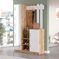 Dulap pentru antreu Trendy Sala Stand DD7 PAL / White photo 3