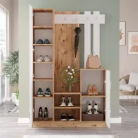 Dulap pentru antreu Trendy Sala Stand DD7 PAL / White photo 5