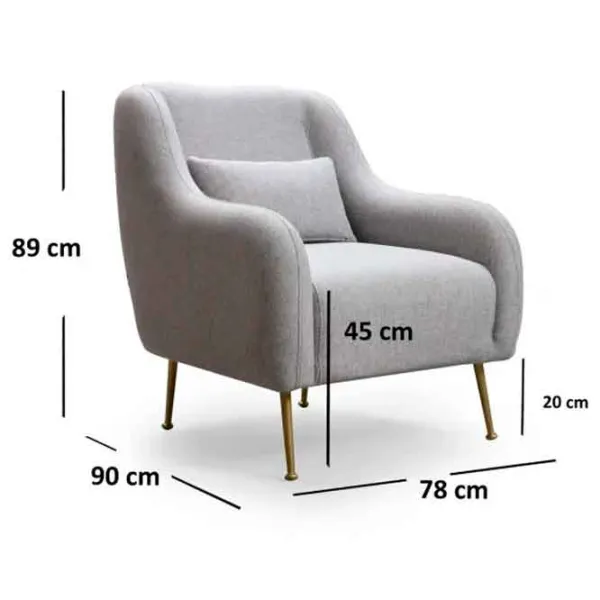 Fotoliu Trendy Sevilla Bronze Gray photo 5