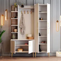 Dulap pentru antreu Trendy Sala Stand Viyana DA PAL / White Gold photo 3