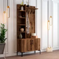 Шкаф для прихожей Trendy Sala Stand Viyana D ДСП / Oak photo 3