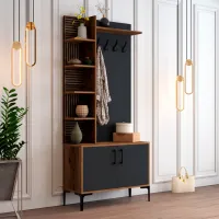 Dulap pentru antreu Trendy Sala Stand Viyana D PAL / Antracit photo 3