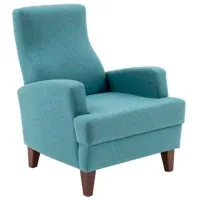 Fotoliu Trendy Kana Bergere Brown Turquoise