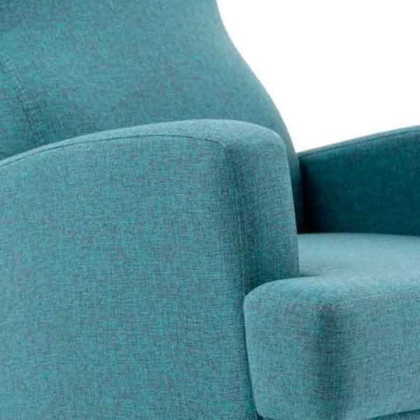 Fotoliu Trendy Kana Bergere Brown Turquoise photo 4