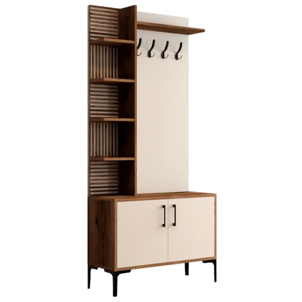Dulap pentru antreu Trendy Sala Stand Viyana D PAL / White photo 1