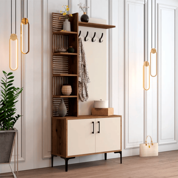 Dulap pentru antreu Trendy Sala Stand Viyana D PAL / White photo 2