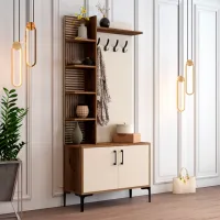 Dulap pentru antreu Trendy Sala Stand Viyana D PAL / White photo 2