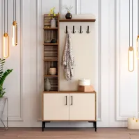 Dulap pentru antreu Trendy Sala Stand Viyana D PAL / White photo 3