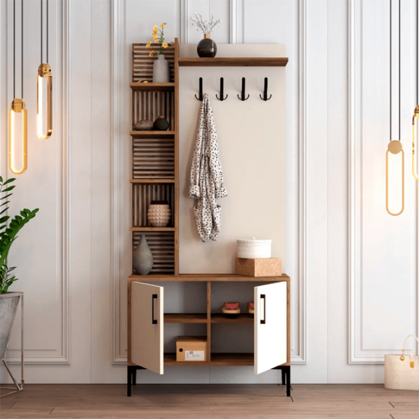 Dulap pentru antreu Trendy Sala Stand Viyana D PAL / White photo 4