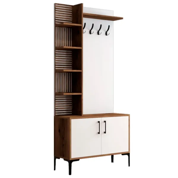 Dulap pentru antreu Trendy Sala Stand Viyana D PAL / White photo 1