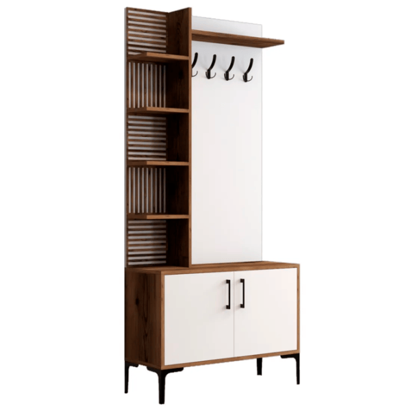 Dulap pentru antreu Trendy Sala Stand Viyana D PAL / White photo 1