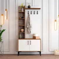 Dulap pentru antreu Trendy Sala Stand Viyana D PAL / White photo 2