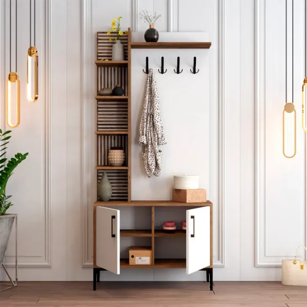 Dulap pentru antreu Trendy Sala Stand Viyana D PAL / White photo 4