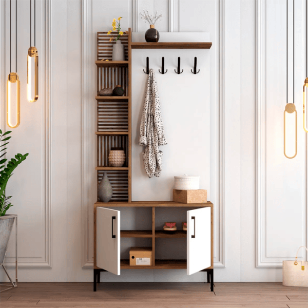Dulap pentru antreu Trendy Sala Stand Viyana D PAL / White photo 4