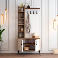 Dulap pentru antreu Trendy Sala Stand Viyana D PAL / White photo 4