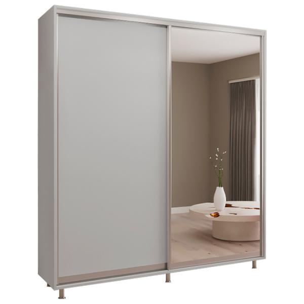 Шкаф My-Style Cupe 130 x 60см x 220 / ЛДСП / Пепельный photo 1