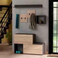 Set pentru antreu Trendy Sala Stand Holdon PAL / Oak photo 4