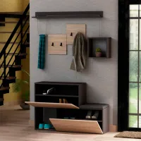 Set pentru antreu Trendy Sala Stand Holdon PAL / Oak photo 5