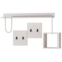 Set pentru antreu Trendy Sala Stand Holdon PAL / White photo 3
