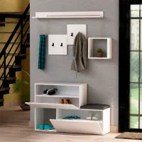 Set pentru antreu Trendy Sala Stand Holdon PAL / White photo 5