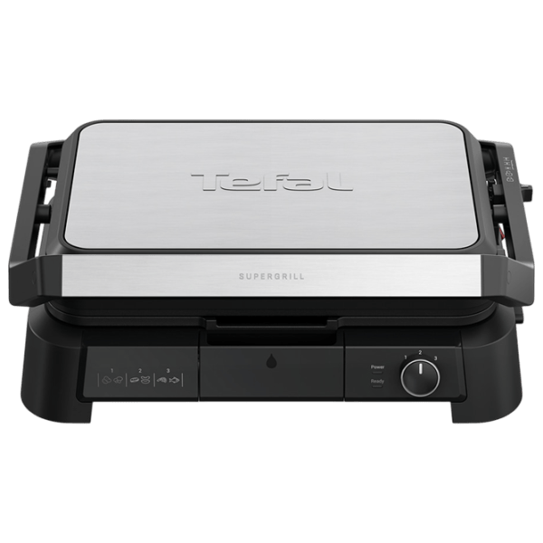 Grill electric Tefal GC520DE0 Contact / 2000 W / Inox Black photo 1
