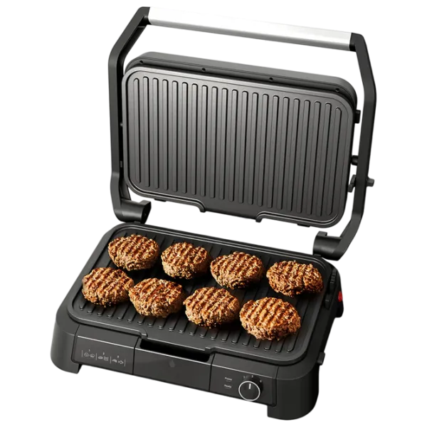 Grill electric Tefal GC520DE0 Contact / 2000 W / Inox Black photo 4