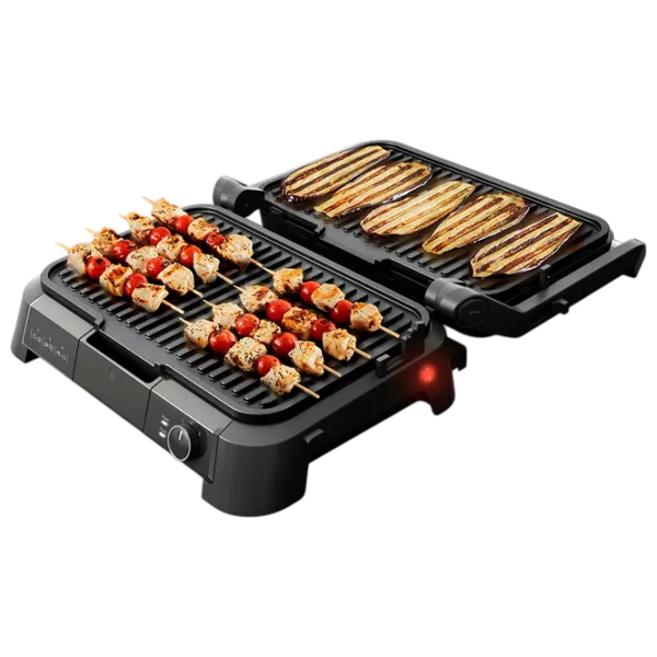 Grill electric Tefal GC520DE0 Contact / 2000 W / Inox Black photo 5