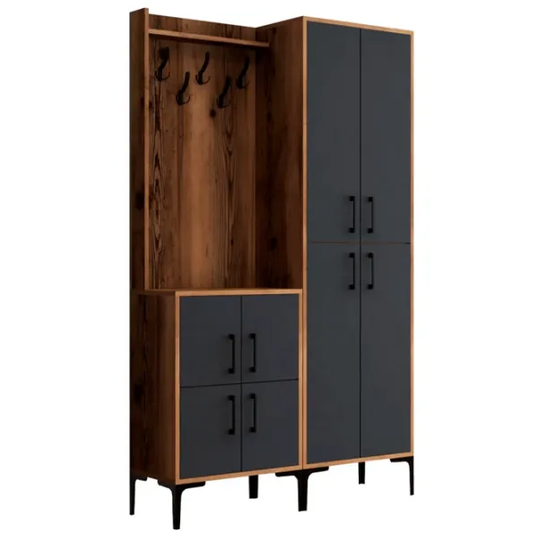 Dulap pentru antreu Trendy Sala Stand Berlin BA PAL / Antracit photo 1
