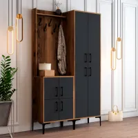 Шкаф для прихожей Trendy Sala Stand Berlin BA ДСП / Антрацит photo 3