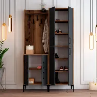 Шкаф для прихожей Trendy Sala Stand Berlin BA ДСП / Антрацит photo 4