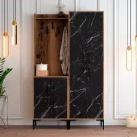 Dulap pentru antreu Trendy Sala Stand Berlin BA PAL / Black Marble photo 2