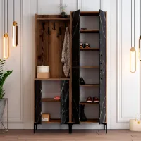 Dulap pentru antreu Trendy Sala Stand Berlin BA PAL / Black Marble photo 4
