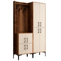 Dulap pentru antreu Trendy Sala Stand Berlin BA PAL / Cream