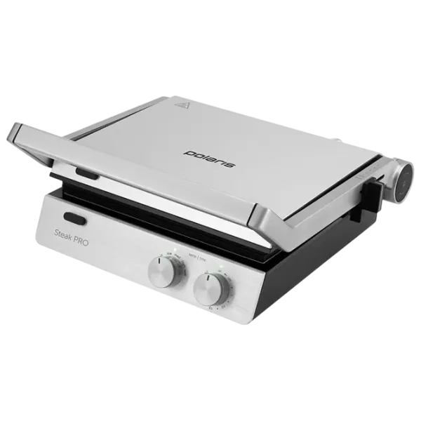 Grill electric Polaris PGP 2803 Contact / 2000 W / Black Inox photo 2