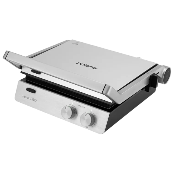 Grill electric Polaris PGP 2803 Contact / 2000 W / Black Inox photo 2