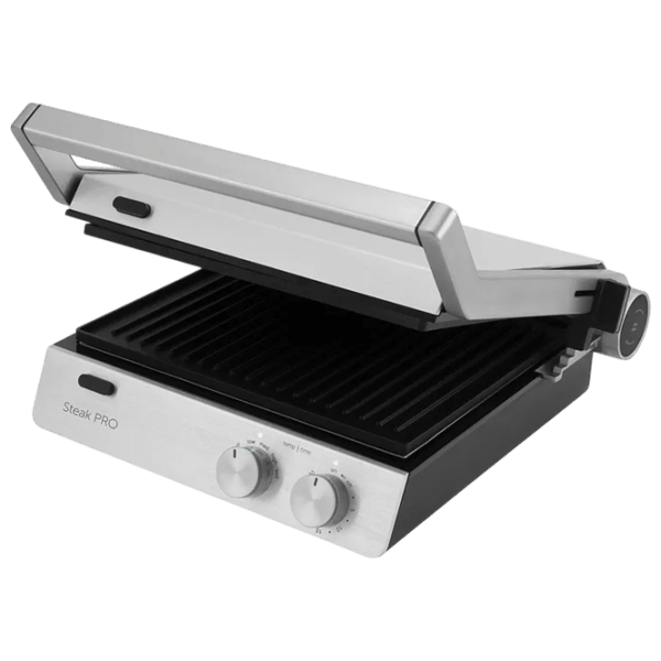 Grill electric Polaris PGP 2803 Contact / 2000 W / Black Inox photo 3