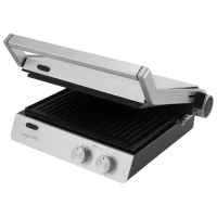 Grill electric Polaris PGP 2803 Contact / 2000 W / Black Inox photo 3
